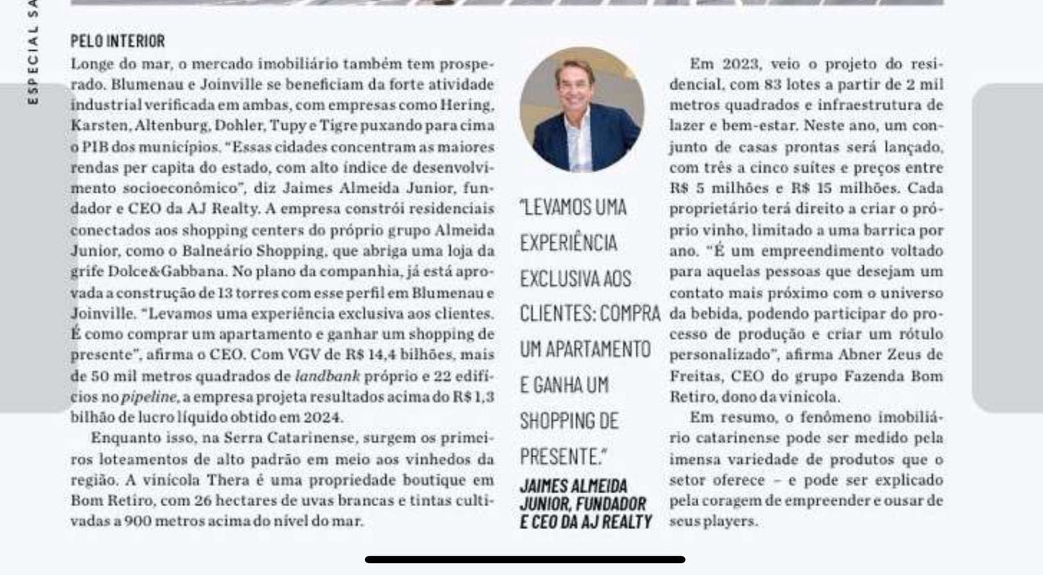 Residencial Fazenda Bom Retiro é destaque em reportagem da Forbes Brasil