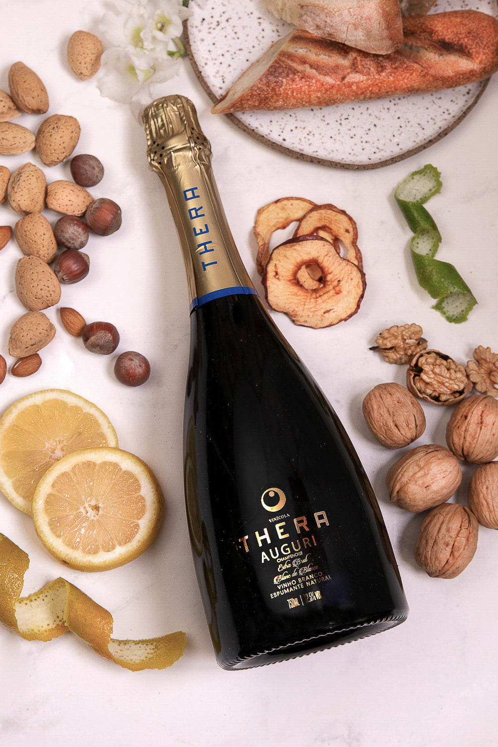 Thera Auguri Champenoise Blanc de Blancs Extra Brut