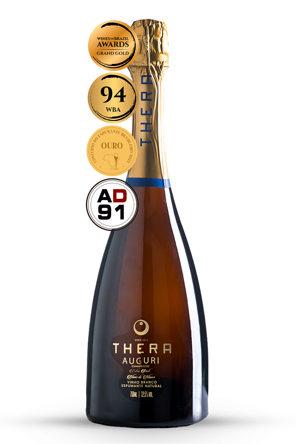 Thera Auguri Champenoise Blanc de Blancs Extra Brut